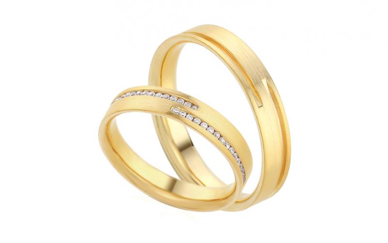 Diamantové snubní prstýnky 0,170 ct Yasmine diamonds 4 mm IZOBBR012 Diamantové snubní prstýnky 0,170 ct Yasmine diamonds 4 mm IZOBBR012