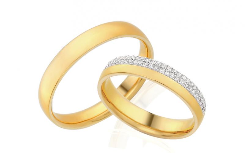 Diamantové snubní prstýnky 0,200 ct Yasmine diamonds 4 mm IZOBBR009 Diamantové snubní prstýnky 0,200 ct Yasmine diamonds 4 mm IZOBBR009