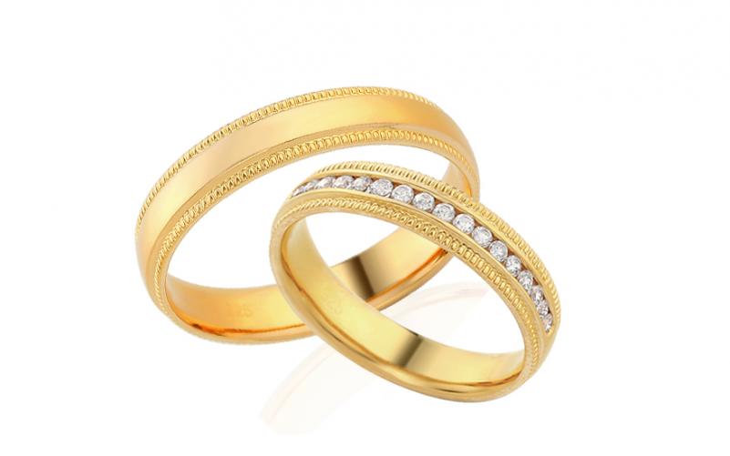 Diamantové snubní prstýnky 0,220 ct Yasmine diamonds 4 mm IZOBBR022 Diamantové snubní prstýnky 0,220 ct Yasmine diamonds 4 mm IZOBBR022