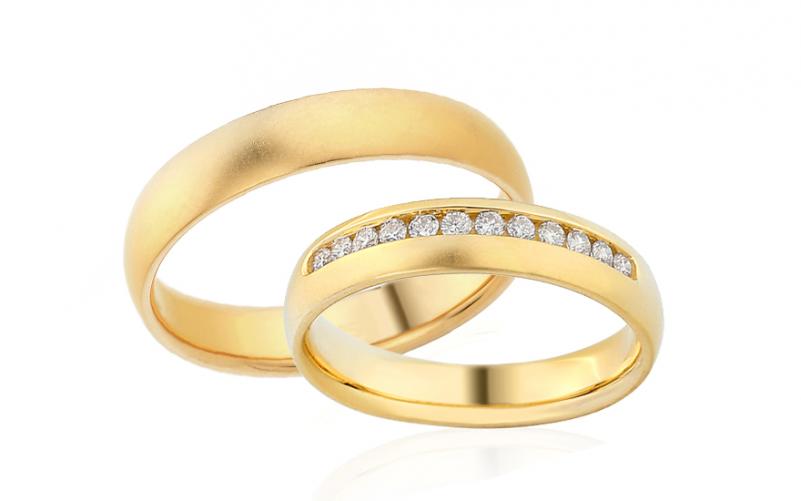 Diamantové snubní prstýnky 0,240 ct Yasmine diamonds 4,5 mm IZOBBR014 Diamantové snubní prstýnky 0,240 ct Yasmine diamonds 4,5 mm IZOBBR014