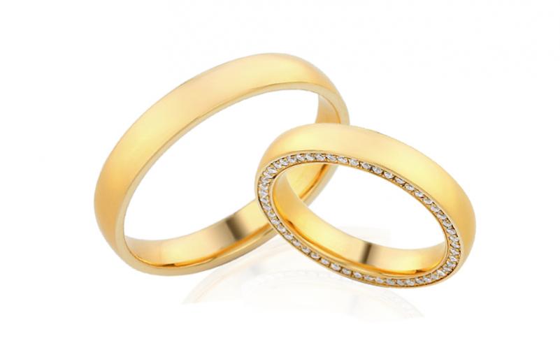 Diamantové snubní prstýnky 0,260 ct Yasmine diamonds 3,5 mm IZOBBR026 Diamantové snubní prstýnky 0,260 ct Yasmine diamonds 3,5 mm IZOBBR026