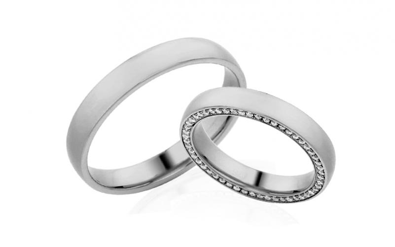 Diamantové snubní prstýnky 0,260 ct Yasmine diamonds 3,5 mm IZOBBR026A Diamantové snubní prstýnky 0,260 ct Yasmine diamonds 3,5 mm IZOBBR026A