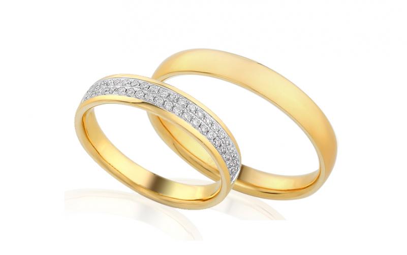 Diamantové snubní prstýnky 0,280 ct Yasmine diamonds 4 mm IZOBBR013 Diamantové snubní prstýnky 0,280 ct Yasmine diamonds 4 mm IZOBBR013