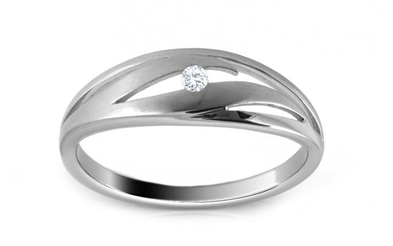 Diamantový prsten 0,030 ct Delux Dot DB0026 Diamantový prsten 0,030 ct Delux Dot DB0026