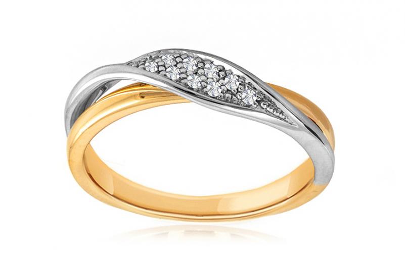 Diamantový prsten 0,050 ct Deluxe Row DB0015 Diamantový prsten 0,050 ct Deluxe Row DB0015