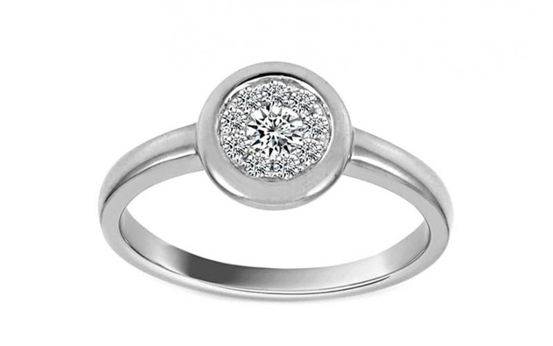 Diamantový prsten Cynthia 0,200 ct KU188PN Diamantový prsten Cynthia 0,200 ct KU188PN