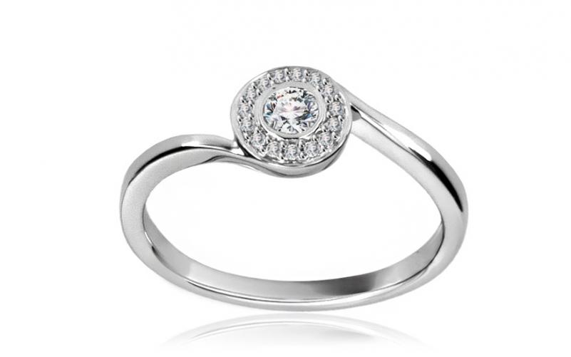 Diamantový prsten 0,229 ct Midnight dot DM046A Diamantový prsten 0,229 ct Midnight dot DM046A