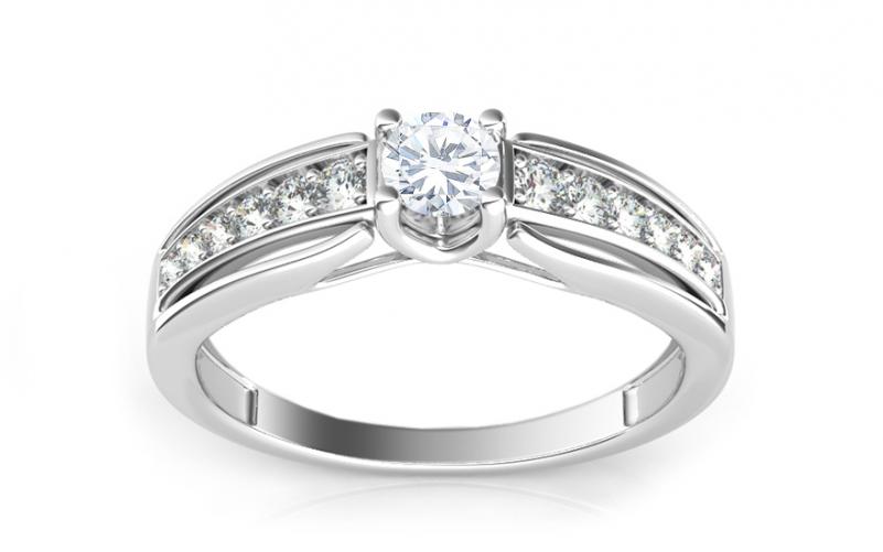 Luxusní prsten s 0,450 ct diamanty ardiente KU0050A Luxusní prsten s 0,450 ct diamanty ardiente KU0050A