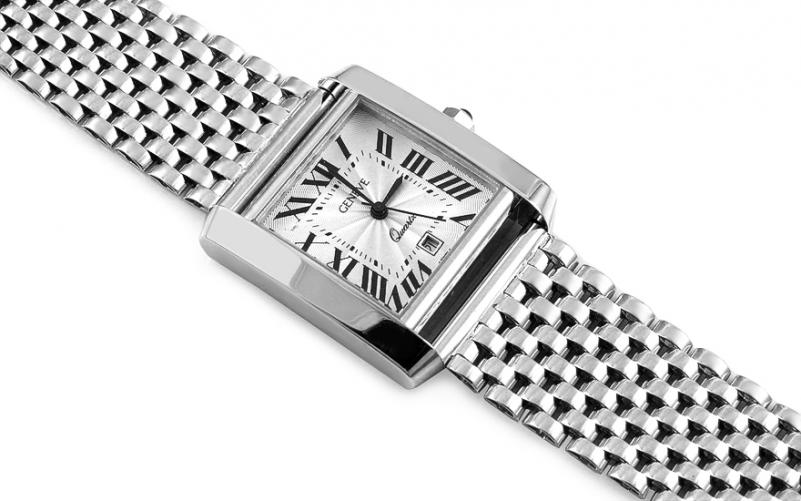 Pánské hodinky z bílého zlata Geneve IZ14442A Pánské hodinky z bílého zlata Geneve IZ14442A