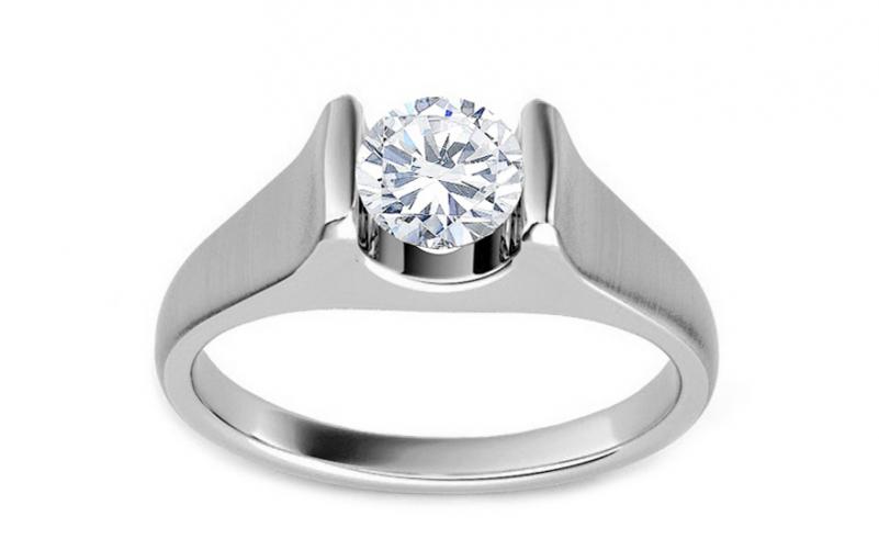 Luxusní zásnubní prsten s 0,500 ct diamantem Amore KU0056 Luxusní zásnubní prsten s 0,500 ct diamantem Amore KU0056