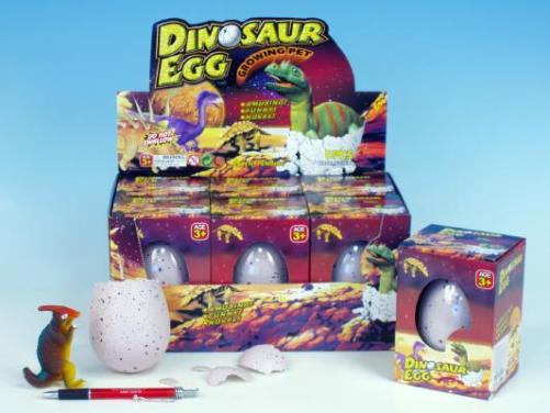 Dinosaurus líhnoucí a rostoucí 11x8cm JUMBO v krabičce Dinosaurus líhnoucí a rostoucí 11x8cm JUMBO v krabičce
