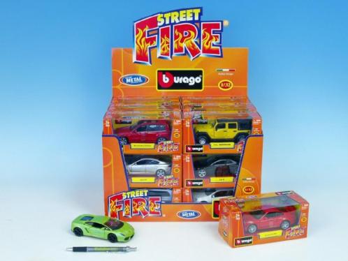 Auto Bburago Street Fire kov 1:32 asst 14 druhů Auto Bburago Street Fire kov 1:32 asst 14 druhů