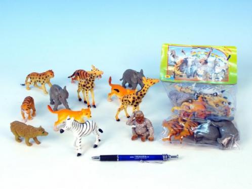Zvířátka safari/ZOO mláďata plast 6,5-9cm 12ks v sáčku Zvířátka safari/ZOO mláďata plast 6,5-9cm 12ks v sáčku