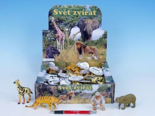 Zvířátka safari 8-13 cm asst 8 druhů Zvířátka safari 8-13 cm asst 8 druhů