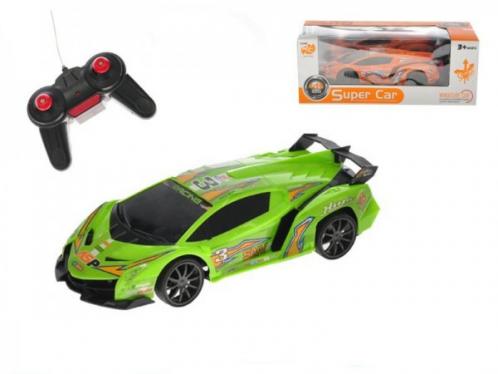 Auto RC sportovní 25cm plast 27MHz plná funkce na baterie se světlem asst 2 barvy Auto RC sportovní 25cm plast 27MHz plná funkce na baterie se světlem asst 2 barvy