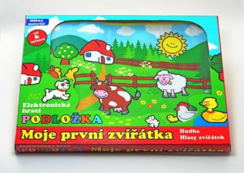 Elektronická hrací podložka – piánko Moje první zvířátka na baterie Elektronická hrací podložka – piánko Moje první zvířátka na baterie