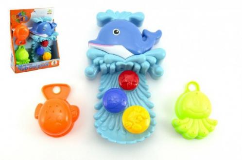 Zvířátko do vany delfín mlýnek plast 22cm Zvířátko do vany delfín mlýnek plast 22cm