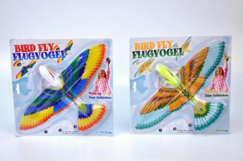 Létající pták natahovací plast 39x25cm asst 2 druhy Létající pták natahovací plast 39x25cm asst 2 druhy