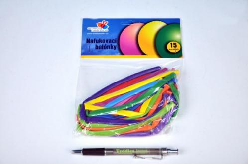 Balonek nafukovací 29cm 15ks v sáčku Balonek nafukovací 29cm 15ks v sáčku