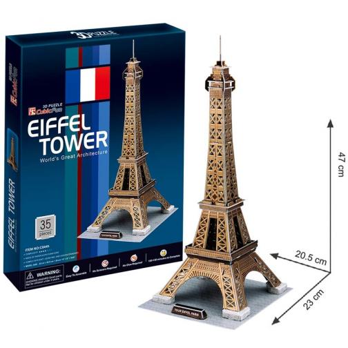 Puzzle 3D Eiffelova věž - 35 dílků Puzzle 3D Eiffelova věž - 35 dílků
