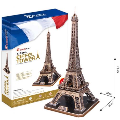 Puzzle 3D Eiffelova vež - 82 dílků Puzzle 3D Eiffelova vež - 82 dílků