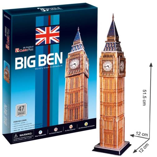 Puzzle 3D Big Ben - 47 dílků Puzzle 3D Big Ben - 47 dílků