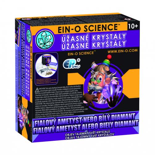 EIN-O, fialový ametyst/bílý diamant EIN-O, fialový ametyst/bílý diamant