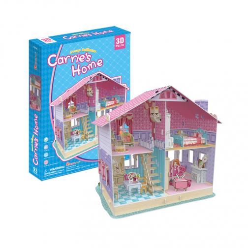 Puzzle 3D Dům pro panenky Carrie's Home Puzzle 3D Dům pro panenky Carrie's Home