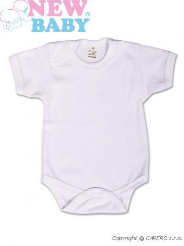 Bílé body krátký rukáv vel. 62 New Baby Classic Bílé body krátký rukáv vel. 62 New Baby Classic