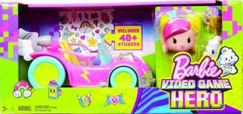 Barbie ve světě her set s autem Barbie ve světě her set s autem