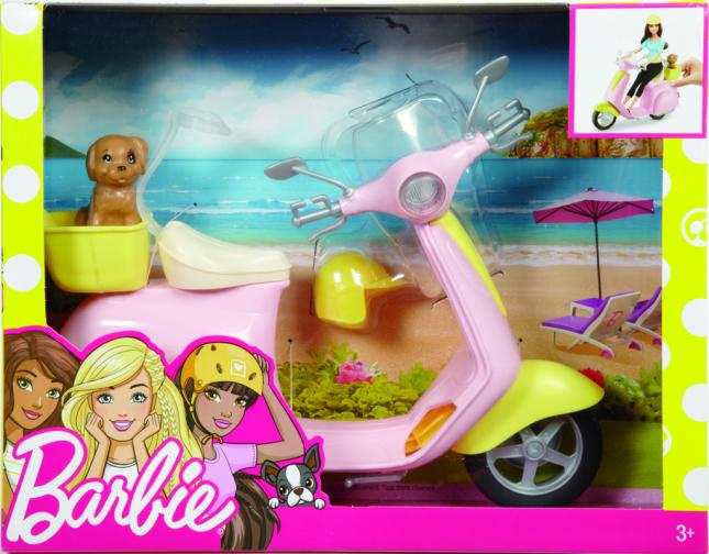 Barbie skútr Barbie skútr