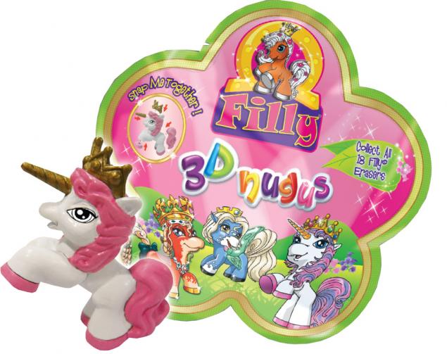 3D Filly gumy 2 pack