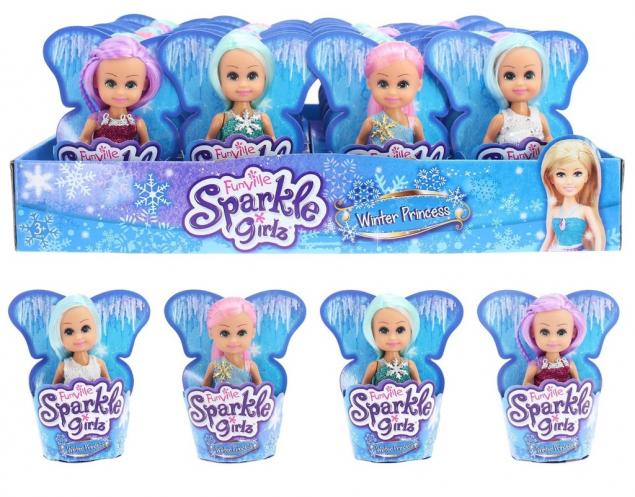 Zimní princezna malá v kournoutku Sparkle Girlz Zimní princezna malá v kournoutku Sparkle Girlz
