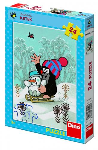 Puzzle 24 dílků Krtek a sněhulák Puzzle 24 dílků Krtek a sněhulák