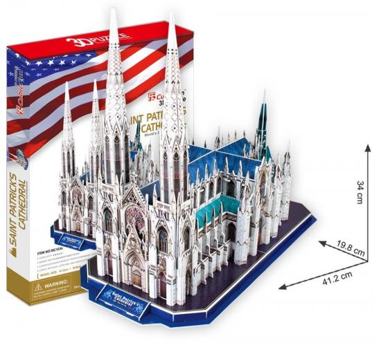 Puzzle 3D Katedrála Sv.Patrika - 117 dílků Puzzle 3D Katedrála Sv.Patrika - 117 dílků
