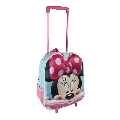 Batoh 3D Minnie s vysouvací držadlem a kolečky Batoh 3D Minnie s vysouvací držadlem a kolečky