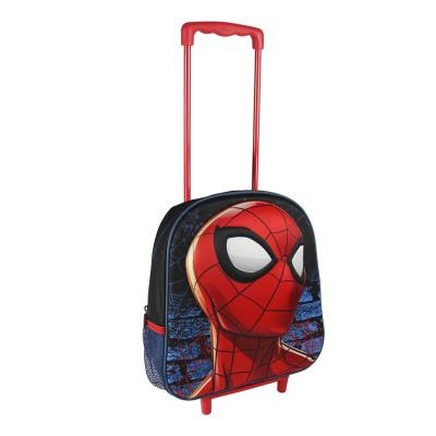 Batoh 3D Spiderman s vysouvací držadlem a kolečky Batoh 3D Spiderman s vysouvací držadlem a kolečky