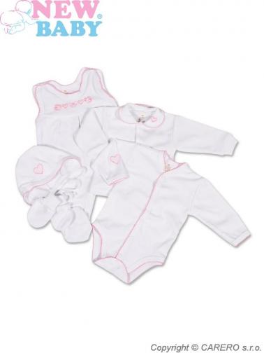 Bílá soupravička do porodnice vel. 56 New Baby Classic Bílá soupravička do porodnice vel. 56 New Baby Classic