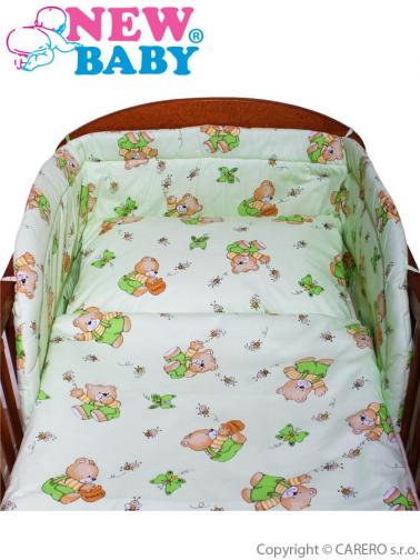 3-dílné ložní povlečení New Baby 100/135 cm Zelené medvídci 3-dílné ložní povlečení New Baby 100/135 cm Zelené medvídci