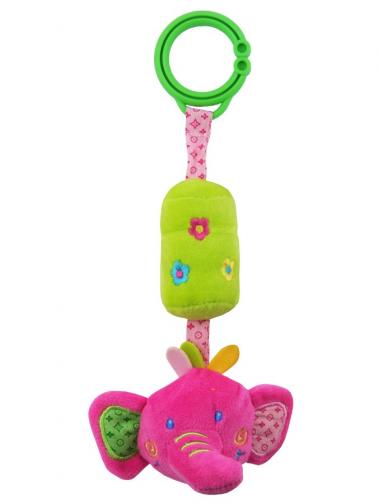 Dětská plyšová hračka s rolničkou Baby Mix slůne Dle obrázku Dětská plyšová hračka s rolničkou Baby Mix slůne Dle obrázku
