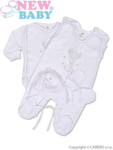 Bílá 4-dílná soupravička vel. 62 New Baby andílek Bílá 4-dílná soupravička vel. 62 New Baby andílek
