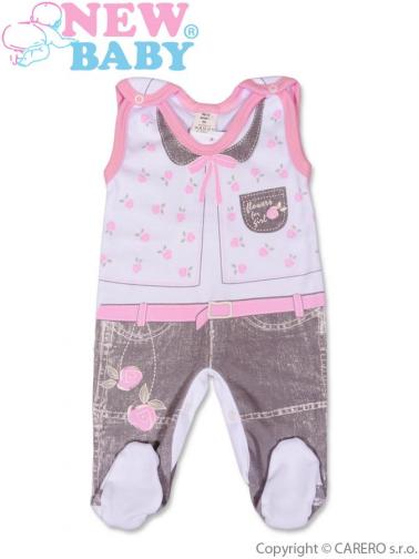 Kojenecké dupačky vel. 68 New Baby Jeans růžové Kojenecké dupačky vel. 68 New Baby Jeans růžové