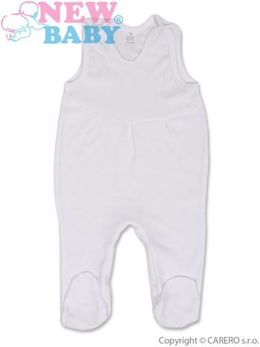 Bílé kojenecké dupačky vel. 86 New Baby proužek Bílé kojenecké dupačky vel. 86 New Baby proužek