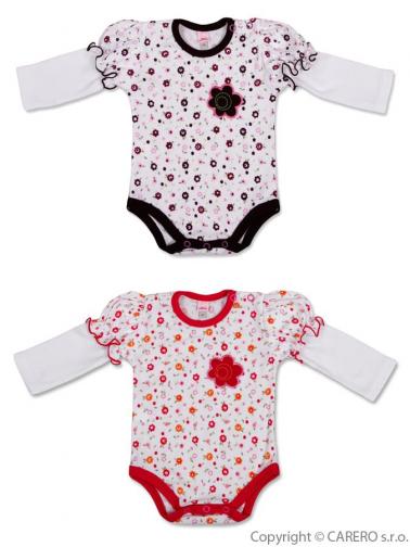 Kojenecké body s dlouhým rukávem - 2ks vel. 86 Bobas Fashion Amálka Kojenecké body s dlouhým rukávem - 2ks vel. 86 Bobas Fashion Amálka