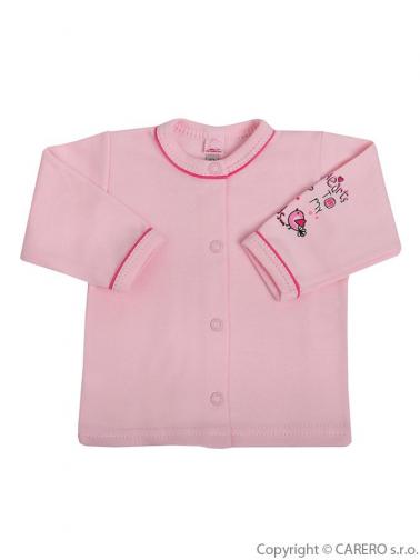 Kojenecký kabátek vel. 74 Bobas Fashion Benjamin růžový Kojenecký kabátek vel. 74 Bobas Fashion Benjamin růžový