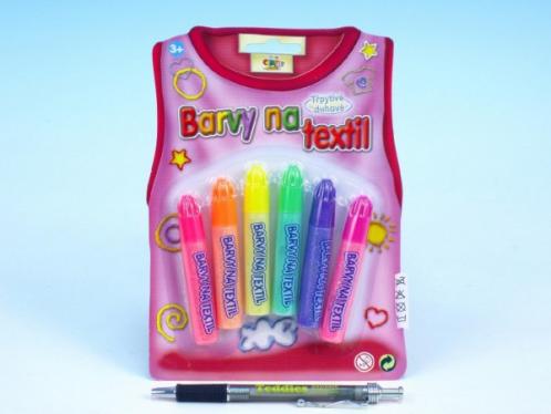 Barvy na textil třpytivě duhové Barvy na textil třpytivě duhové