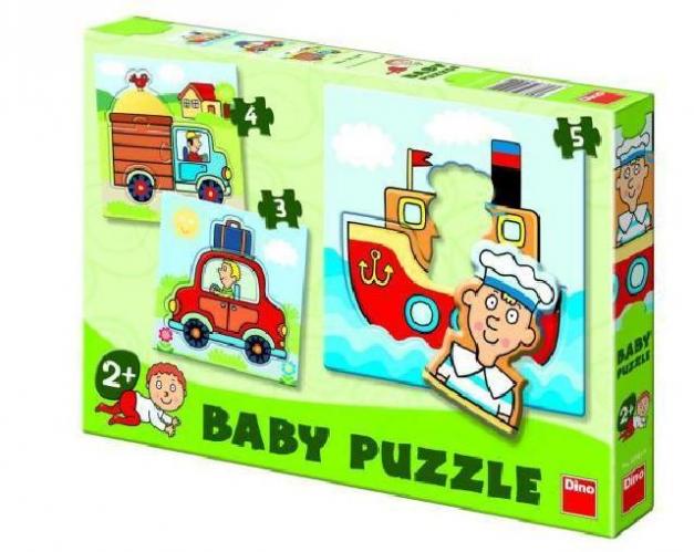 Dino baby puzzle autíčka Dino baby puzzle autíčka