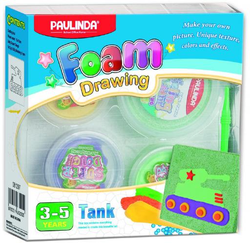 Foam Drawing – kreativní sada Tank Foam Drawing – kreativní sada Tank