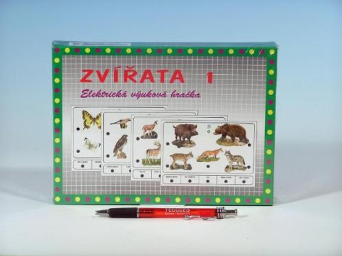 Zvířata 1 společenská hra na baterie v krabici 22x16x3cm Zvířata 1 společenská hra na baterie v krabici 22x16x3cm