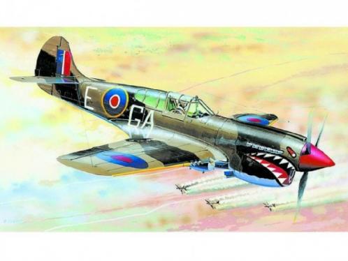 Model Curtiss P-40 K Kittyhawk MK.3 13,2x15,7cm v krabici 25x14,5x4,5cm Model Curtiss P-40 K Kittyhawk MK.3 13,2x15,7cm v krabici 25x14,5x4,5cm